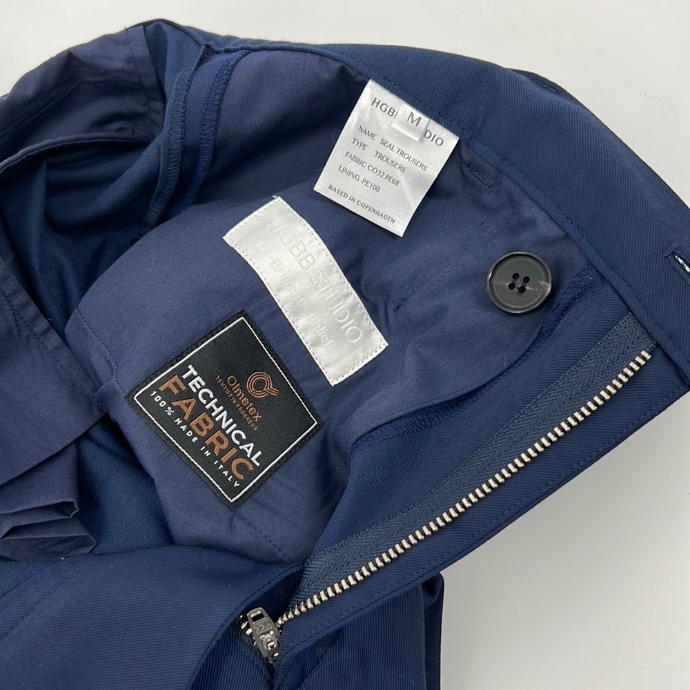 HGBB STUDIO Olmetex Navy Seal Trousers - Water-Repellent Technical Fabric Pants - Picture 7 of 11